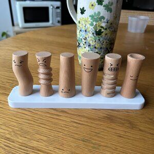 Lovevery Wooden Emotion Dolls with Stand